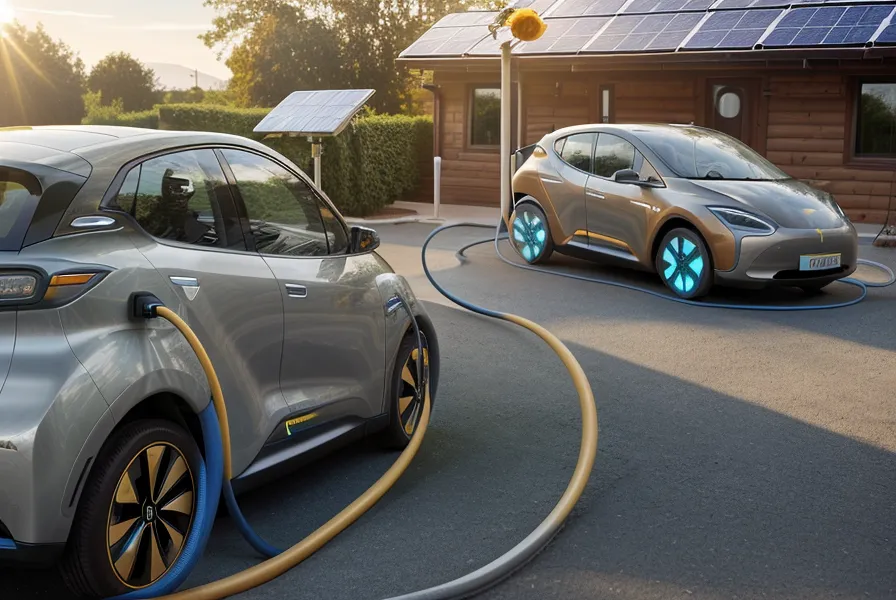 Charger une voiture électrique avec l'autoconsommation solaire à la maison